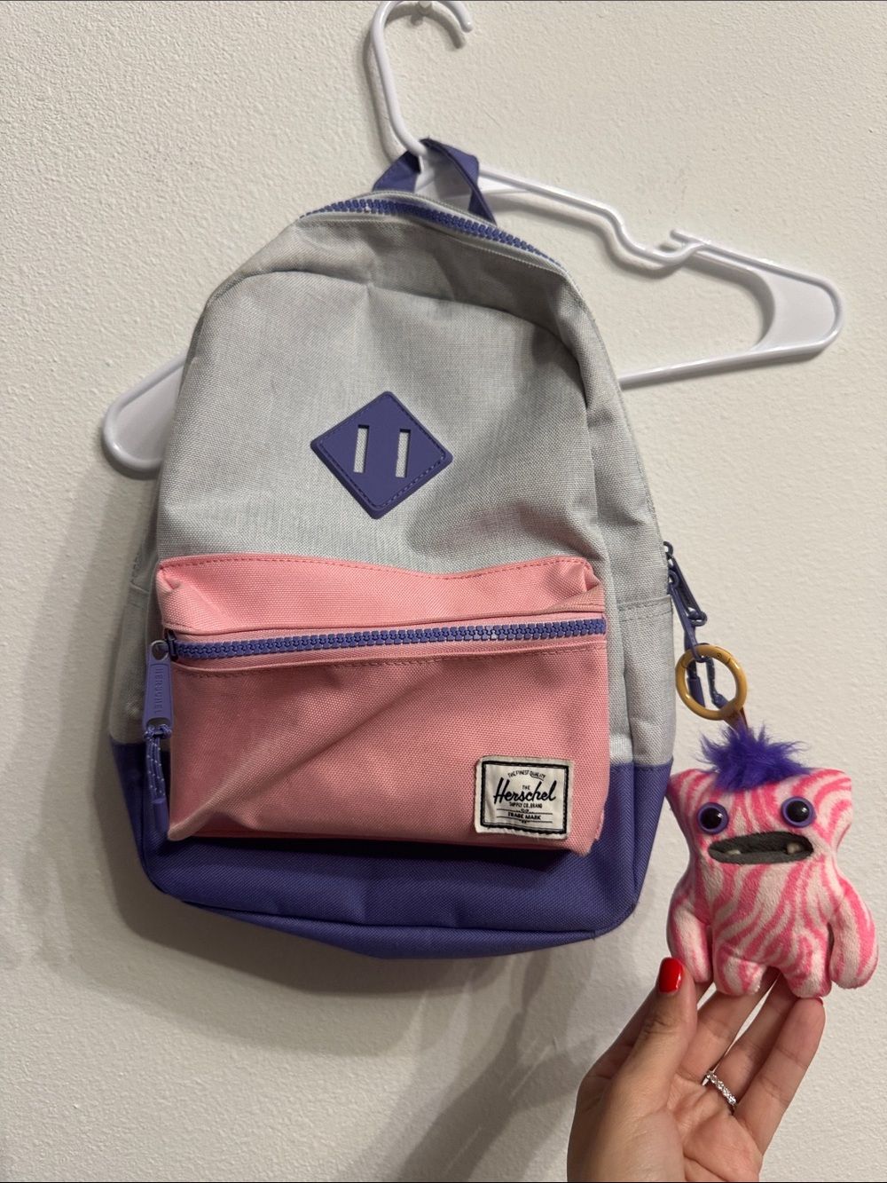 Herschel Supply Company Kids Colorblock Mini Backpack - Pink, Purple, Gray
